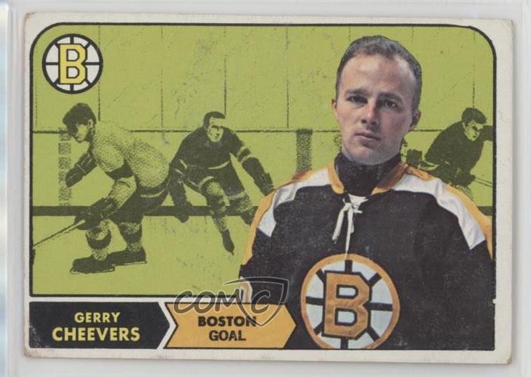 1968-69 Topps Gerry Cheevers #1 HOF 3y4