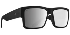 Spy Optics Cyrus Matte Black Square Sunglasses w/ Mirror Lens - 6800000000120