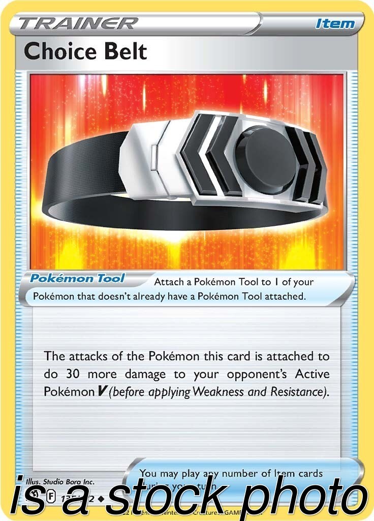 Choice Belt 135/172 SWSH09: Brilliant Stars Reverse Holofoil Pokemon (LP-NM)
