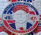 1oz .999 Silver Colorized Round 45-47 Trump Limited Edition Of 47