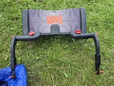 Lascal Maxi Buggy Board with Connectors And Straps, black/red