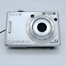 Sony Cyber-shot DSC-W35 7.2MP Digital Camera - Silver for sale