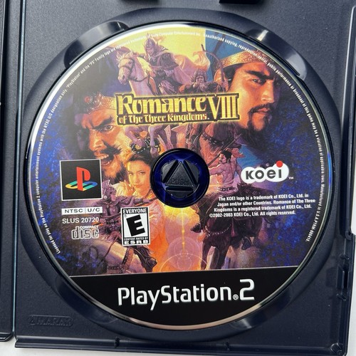 Romance of the Three Kingdoms VIII 8 (Sony PlayStation 2, 2003) PS2 Complete CIB - Picture 5 of 15