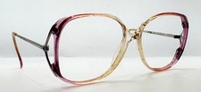 Vintage Marchon Doris Purple Translucent Oval Sunglasses FRAMES ONLY Japan