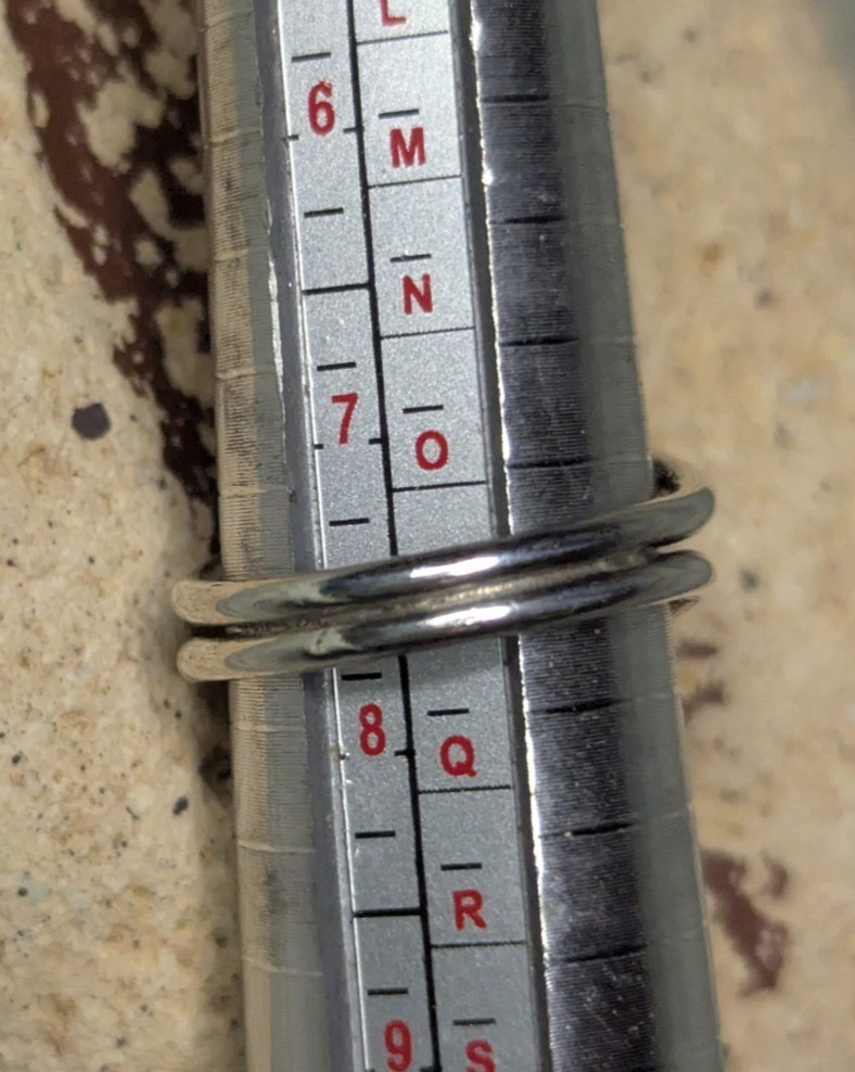 STERLING SILVER Large Statement Ring Size 8 ~ 925… - image 8