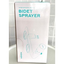 Veken Ultra Slim Dual Nozzle Bidet Sprayer Toilet Attachment   New Sealed Box
