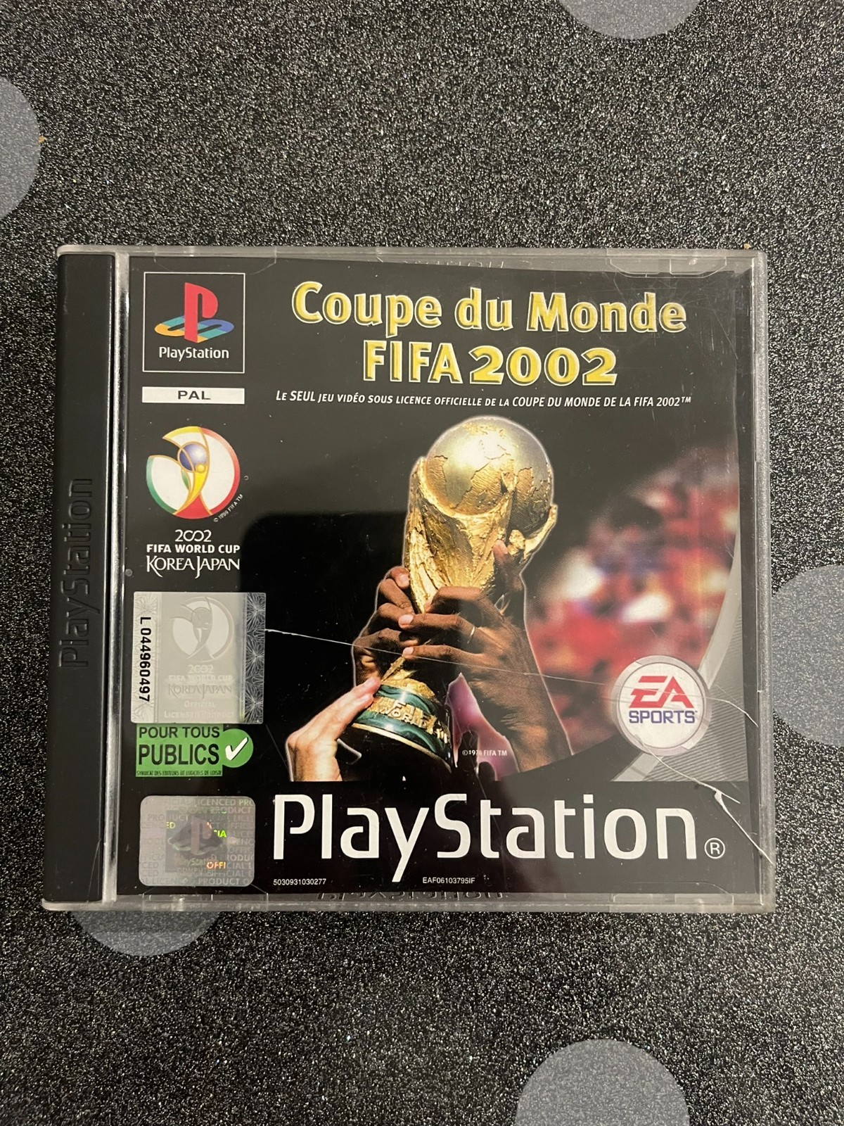 COUPE DU MONDE FIFA 2002 - Sony PS1 PAL jeu original complet