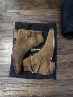 Saint Laurent Jodhpur Wyatt Boots Size 39.5