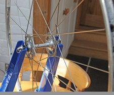 Bicycle wheel - Super Champion Medaille D' Or on Zeus hub. 24 hole, mid 1970s