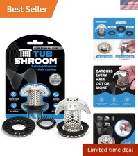 Ultra Revolutionary Bath Tub Drain Protector Hair Catcher/Strainer/Snare Stai...