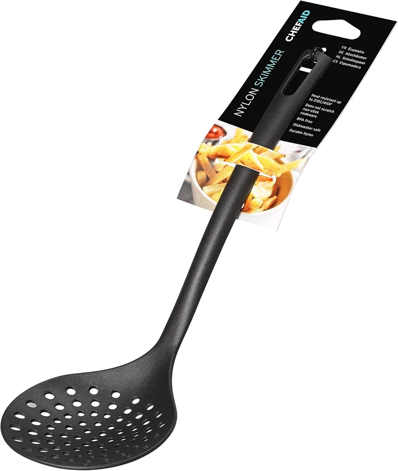 10E02402 Nylon Skimmer, BPA Free Kitchen Utensil for Use with Non-Stick Cookwar - Image 2 of 4