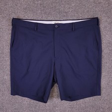 Peter Millar Salem Golf Shorts Mens 40x8.5 Blue Performance Stretch Wicking