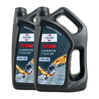 FUCHS Titan Supersyn F ECO-DT SAE 5W-30 Motorenöl STJLR.03.5003, 2x5 Liter