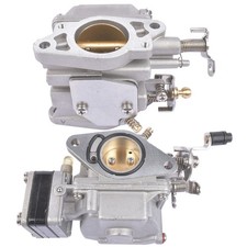 Upper and Lower Carburetor Kit Fit for Yamaha 2 stroke 20HP 25HP Outboard Engine