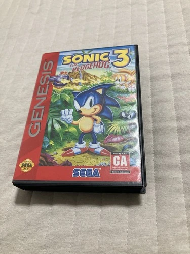 Sonic The Hedgehog 3 For Sega Genesis CIB, NTSC-US, Tested And Working