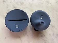 BABY BAR  CO SILICONE Snack  Lid Set Dark Blue