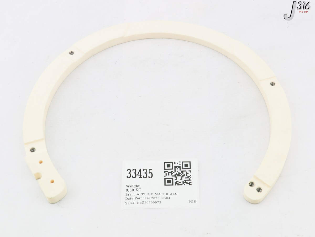 こんとろーらー 33435 APPLIED MATERIALS RING, WLIFT, REV 1 CERAMIC 150 MM UNIV CHA