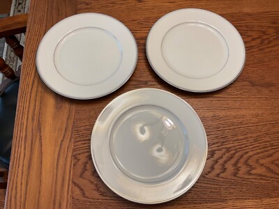 VTG Mikasa Ivory China L2802 BELAIR Platinum Trim 10 3/4 inch