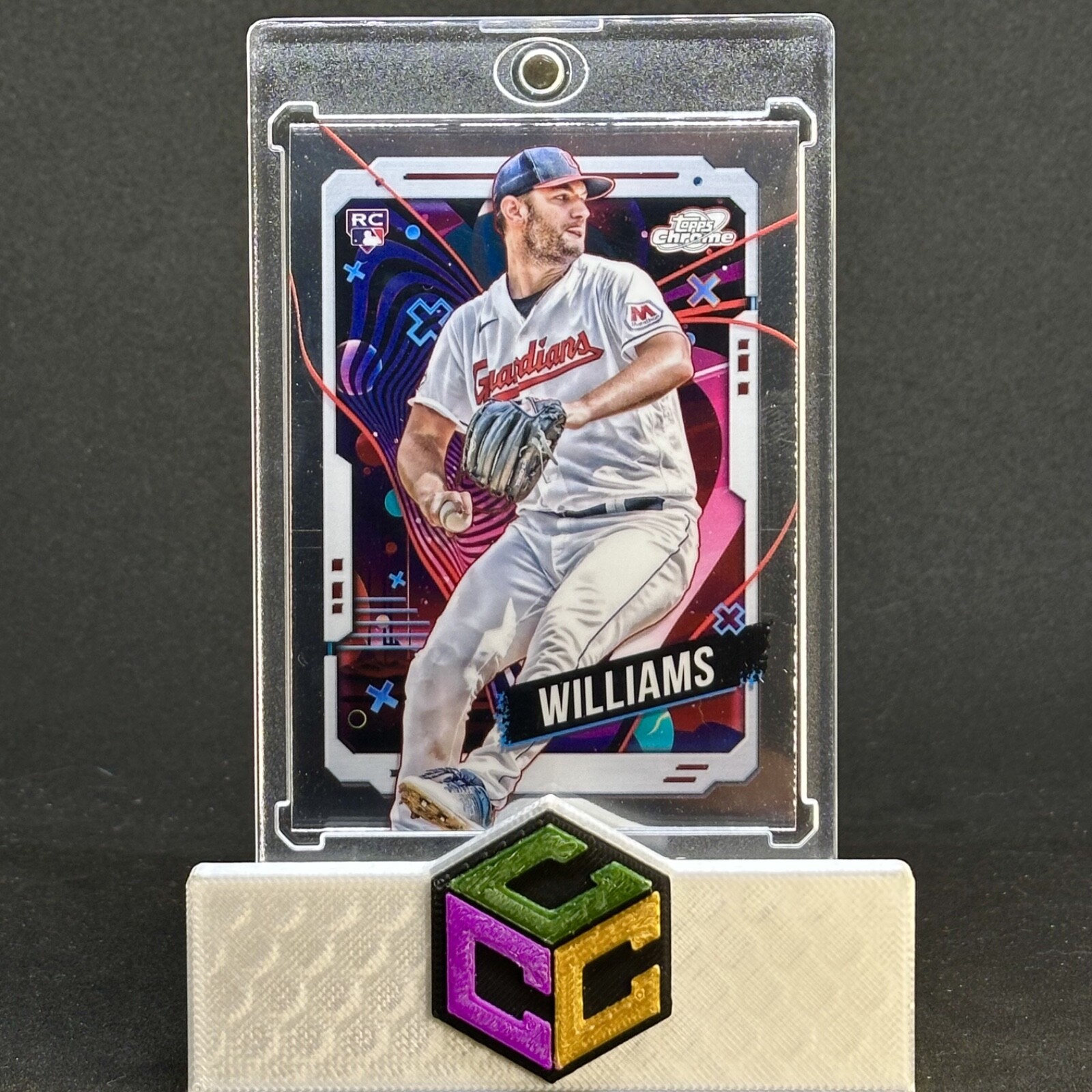 2024 Topps Chrome Cosmic #63 Gavin Williams Rookie RC - Cleveland Guardians