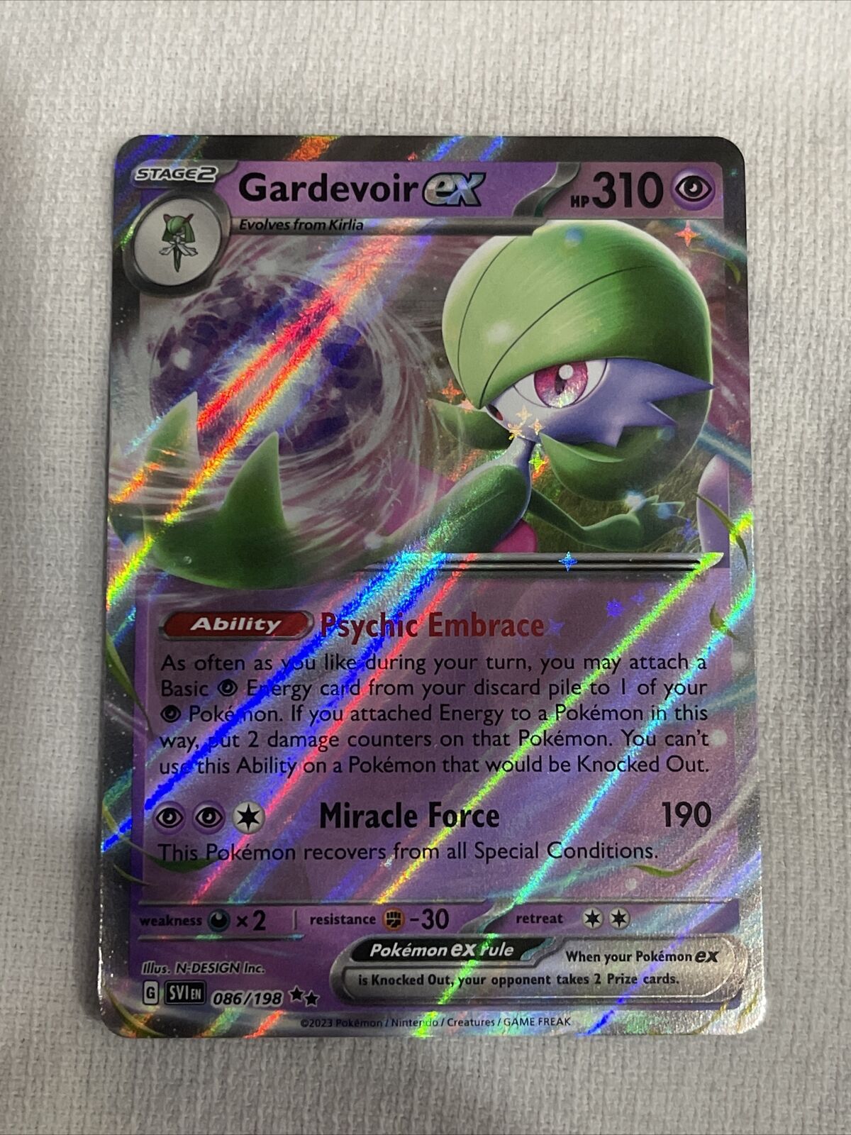 Mavin  Pokémon TCG Gardevoir ex Scarlet & Violet Base Set 228/198