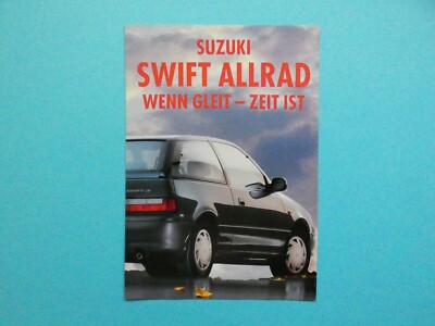 Brochure / Catalogue - Suzuki Swift AWD - 1.3 GL and 1.6 GLX AWD - 08/93