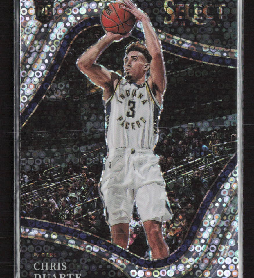 2021-22 Panini Select Courtside #220 Chris Duarte Disco Prizms (H)