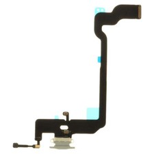 Flex Cable Charge Port Assembly for Apple iPhone XS Silver Cell Phone Parts