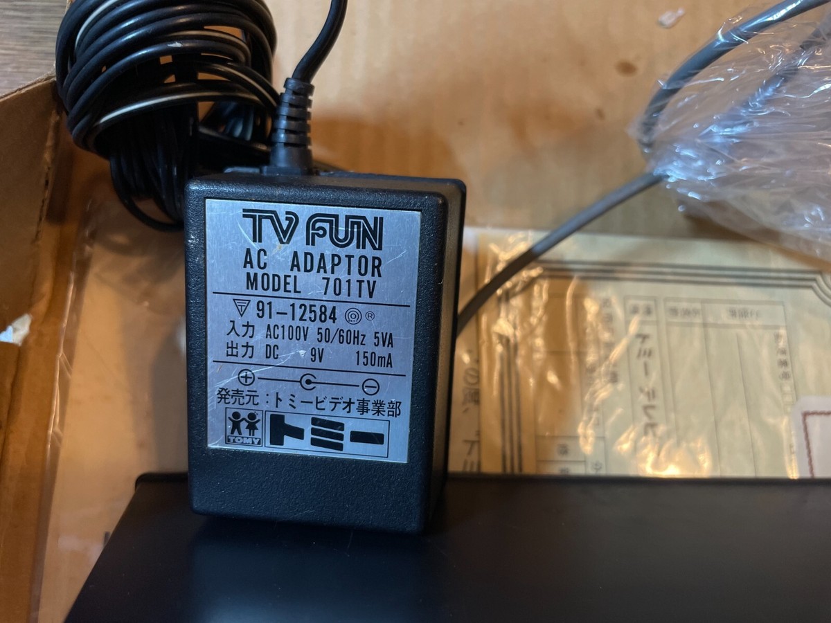 TOMY TV Fun 701 Color Pong Console Boxed CIB w/AC RF Manual Tested