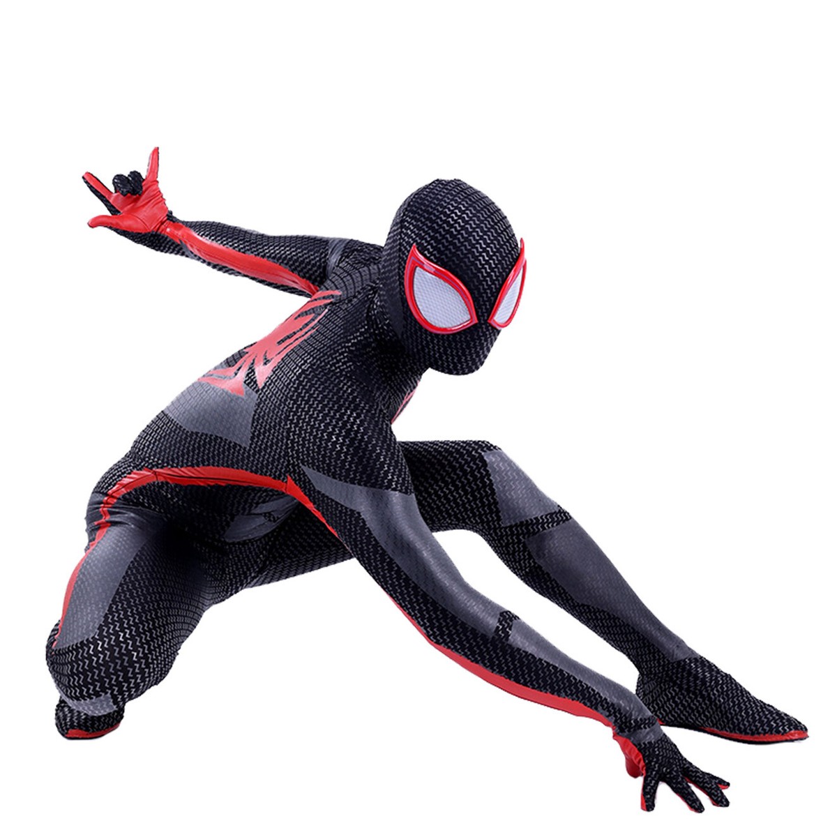 その他 SPIDER-MAN UPGRADED SUIT 100% & 400% Upgraded Miles Morales Spiderman Jumpsuit Armor Suit Costume