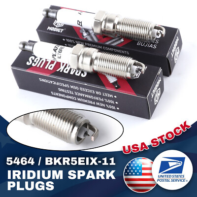 2X Durable Iridium Spark Plugs BKR5EIX-11 5464 For GEO HYUNDAI KIA MAZDA NISSAN