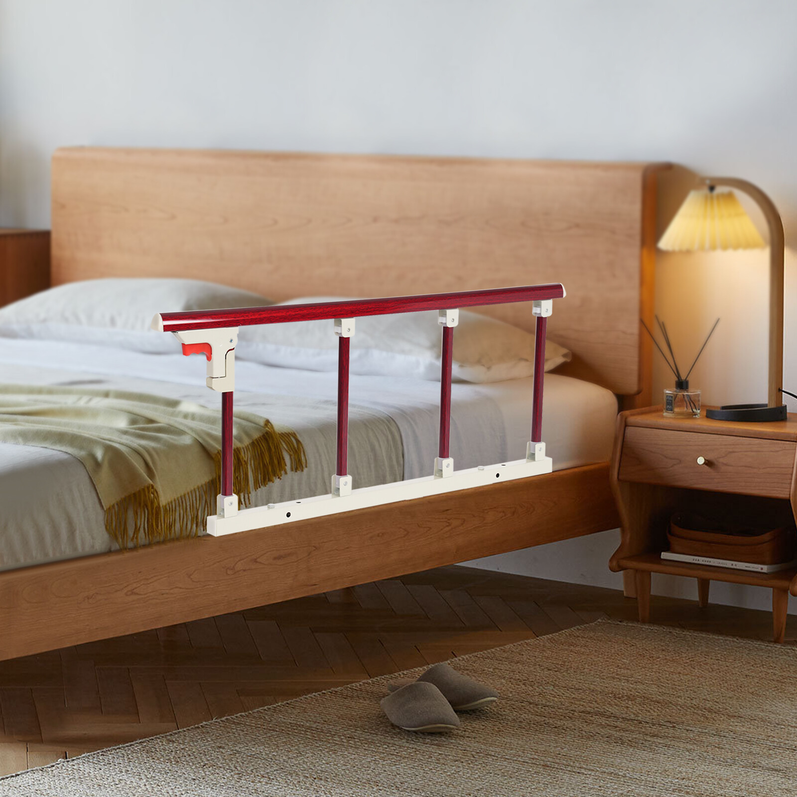 Elderly Bed Rail Safety Bed Guard Adults Assist Handle for Home Care/Hospital