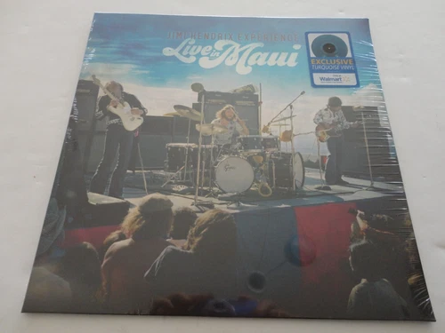 JIMI HENDRIX ~ LIVE IN MAUI ~ LTD EXCLUSIVE EDITION TURQUOISE COLOR VINYL LP
