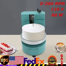Cake Cream Spreading Coating Smearing Machine Automatic Cake Wiping Machine Blue