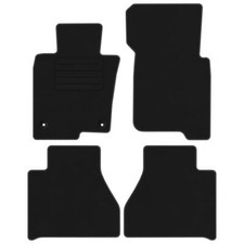 Velours Fußmatten für Mercedes X-Klasse 470 Bj. 2017 – 2020 Passform SCHWARZ STD