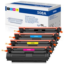 4x Toner CF360A 508A Black Color Set for HP Laserjet Enterprise M553x MFP M577c