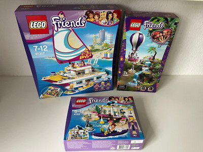 LEGO FRIENDS: SUNSHINE CATAMARAN (41317) + 41423 + 41315 - NEU - SEALED BOXES