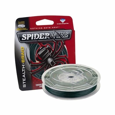 Spiderwire SCS10G-125 Stealth Braided Line Moss Green 10 lb 125 Yards