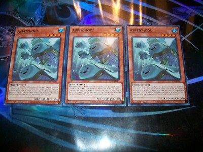 3x Aspischool 1st Edition Common ALIN-EN084 Yu-Gi-Oh!