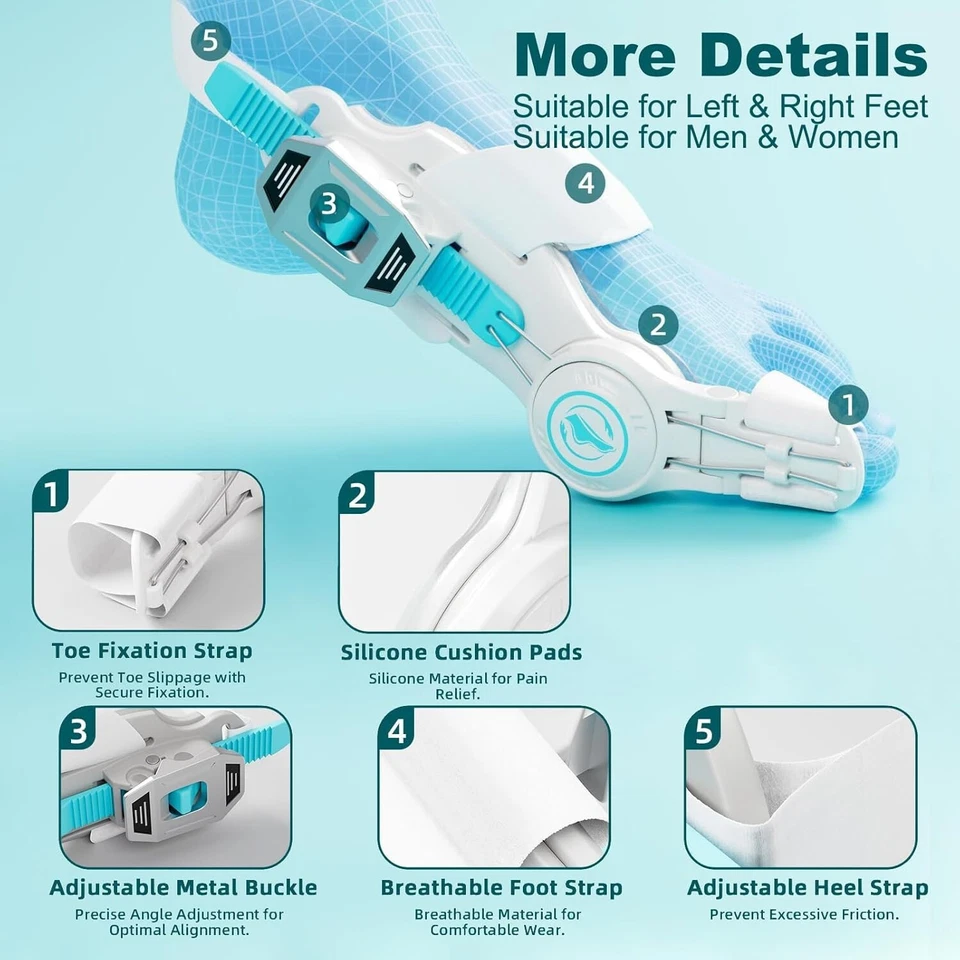 Nuevo Corrector De.Juanetes Médico Mejor Para Aliviar El Dolor De Juanete Foto 4 de 4