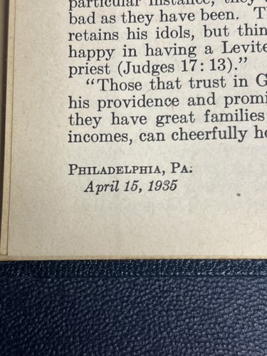 Matthew Henry's Commentary Complete Set, Volumes 1 to 6 Vintage 1930s HC Revell - Picture 16 of 16