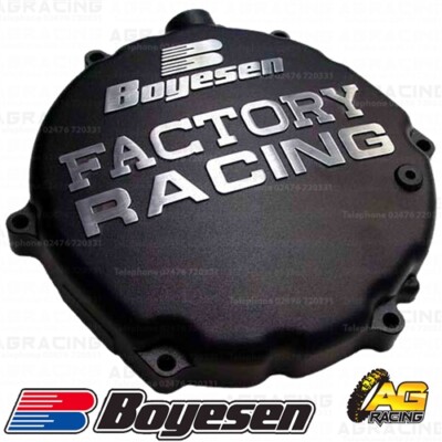 Boyesen Factory Racing Schwarzer Kupplungsdeckel Für Kawasaki KX 250 2003-2004