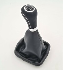 SCHALTKNAUF + SCHALTMANSCHETTE passt für Mercedes C-Klasse W203 S203 /14mm (T6)