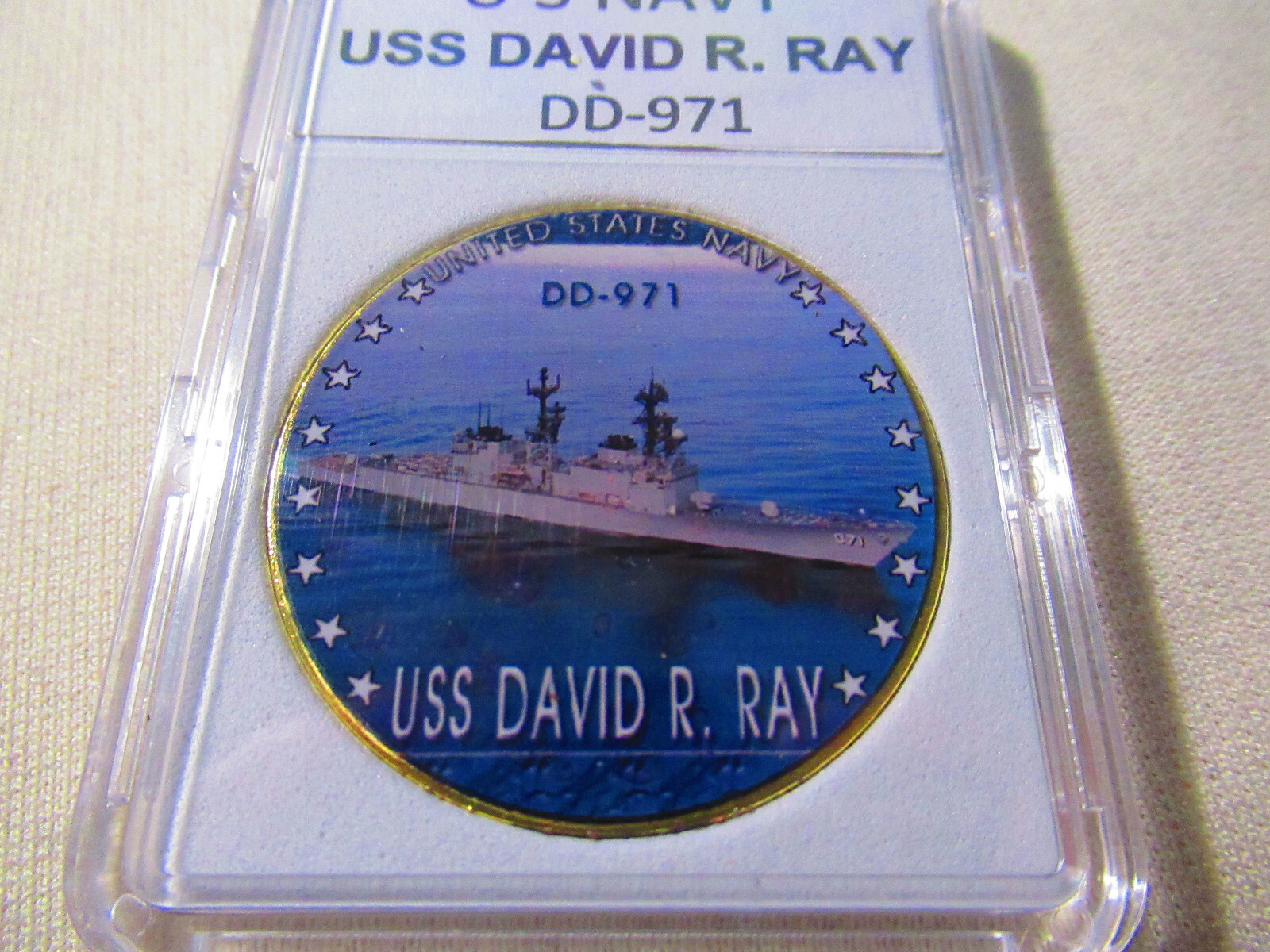 US NAVY - USS DAVID R. RAY (DD-971) Challenge Coin | eBay