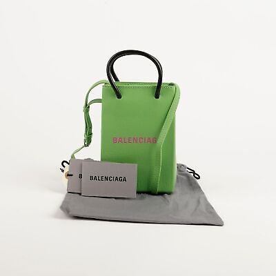 Balenciaga Mini Shopping Phone Holder Crossbody Bag 593826 Balenciaga Mini Shopping Phone Holder Crossbody Bag 593826