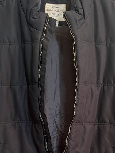 Vintage Original Weatherproof Mens Dark Blue Puffer Vest Size XXL - Picture 3 of 7
