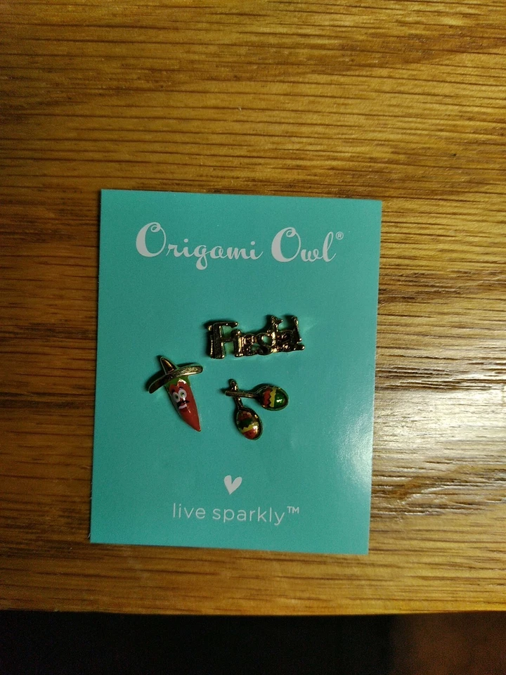 Origami Owl Charms Fiesta! Party Time! 3 Charm Set - Image 4 of 4