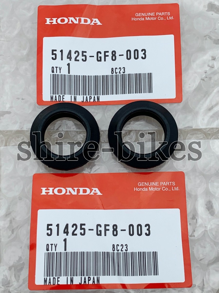 mn様 ご確認 NEW Genuine Honda Fork Dust Seals (Pair) Honda QR50 QR 50 (51425
