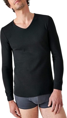 Damart Haut Col V Maille Interlock Thermolactyl Degré 3 Men High Heat, Grey Chinese
