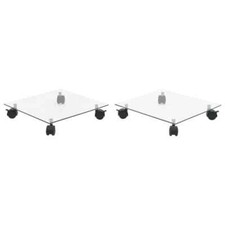 2x Pflanzenroller Hartglas