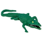 JA-RU Life like Realistic 11.5" Alligator Jiggly EPS Bead Filling Soft Rubber